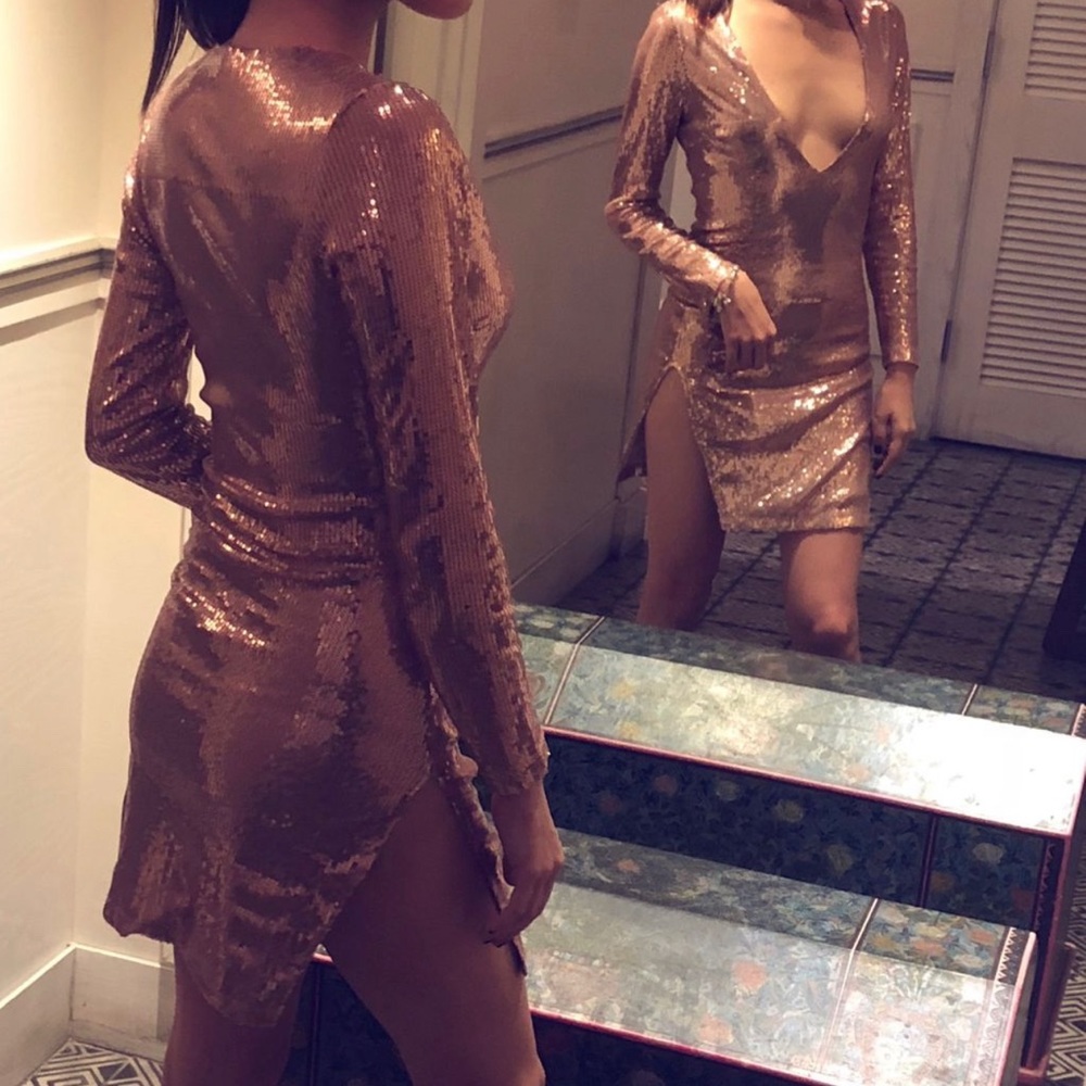 Sequins sexy night out dress